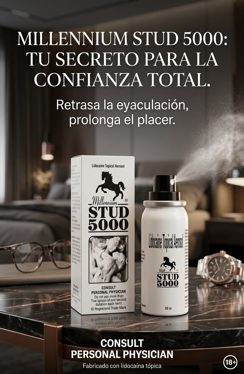STUD 5000 SPRAY RETARDANTE PARA HOMBRES-MAYOR DURACIÓN Y CONTROL