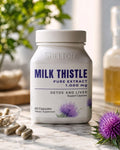 MILK THISTLE 1000MG X 60 CÁPSULAS, (DESINTOXICANTE HEPÁTICO)