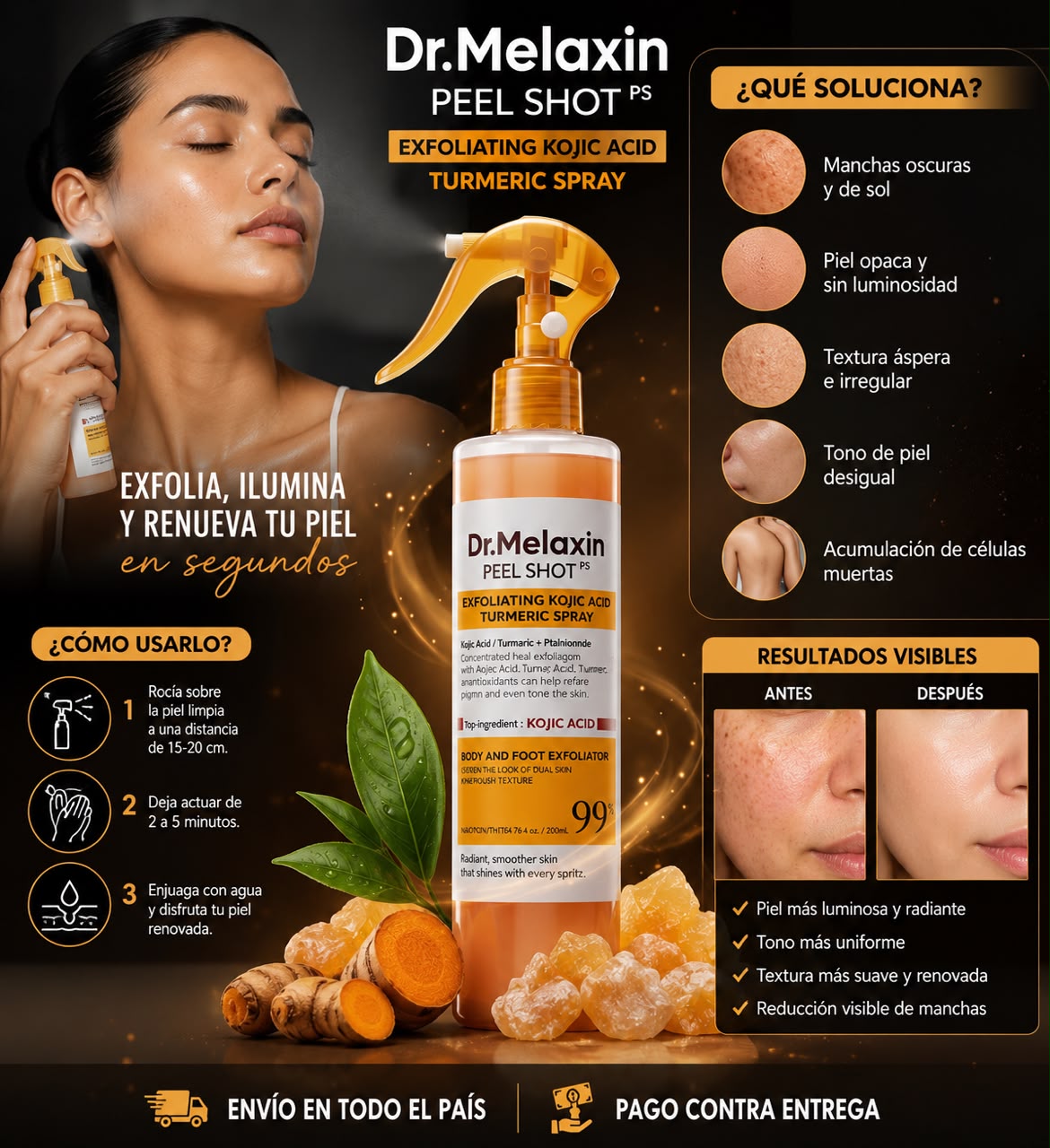 DR. MELAXIN – Exfoliante y renovador de la piel
