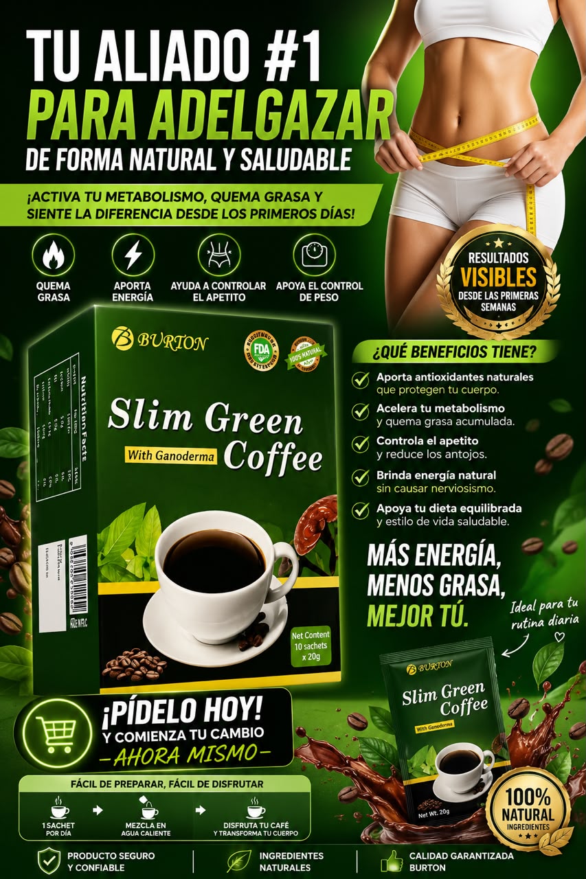 ☕ Slim Green Coffee – Tu aliado natural para apoyar el control de peso 🌿